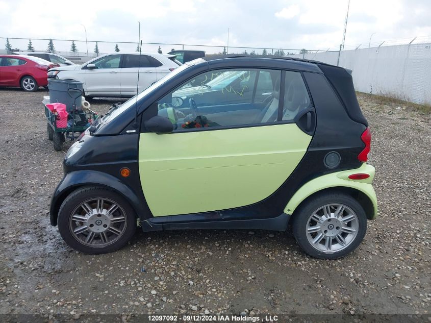 2005 Smart Fortwo VIN: WMEAK00F95J186434 Lot: 12097092