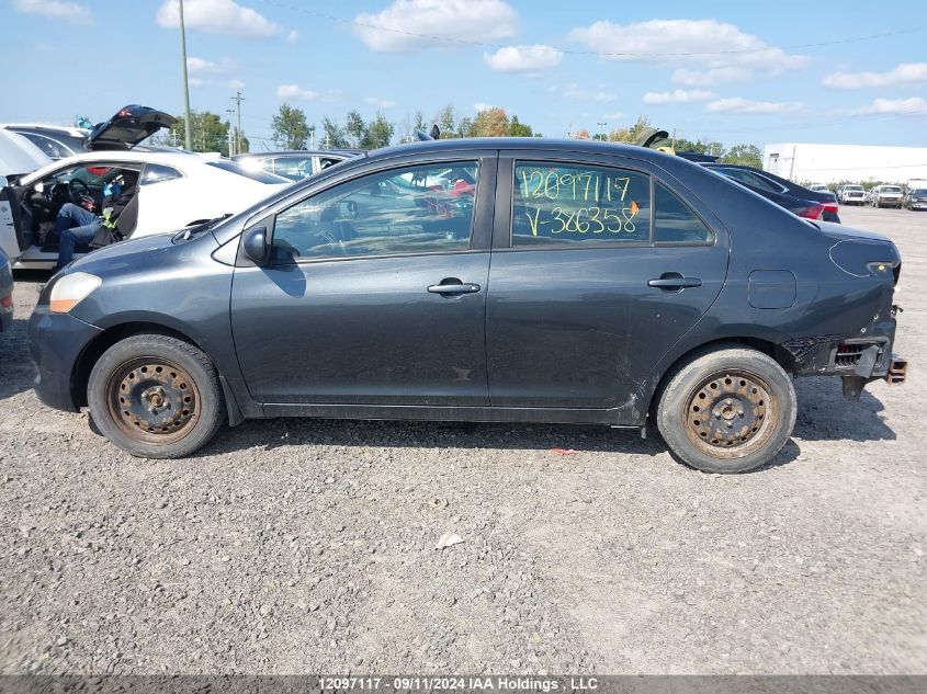 2010 Toyota Yaris VIN: JTDBT4K35A1386358 Lot: 12097117