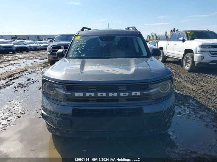 2021 Ford Bronco Sport Big Bend VIN: 3FMCR9B67MRB28987 Lot: 12097156