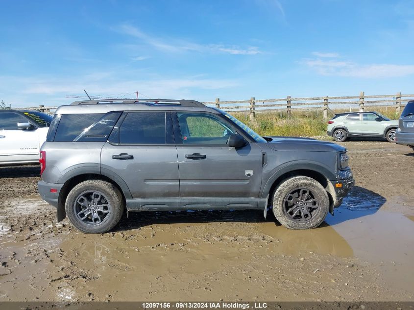 2021 Ford Bronco Sport Big Bend VIN: 3FMCR9B67MRB28987 Lot: 12097156