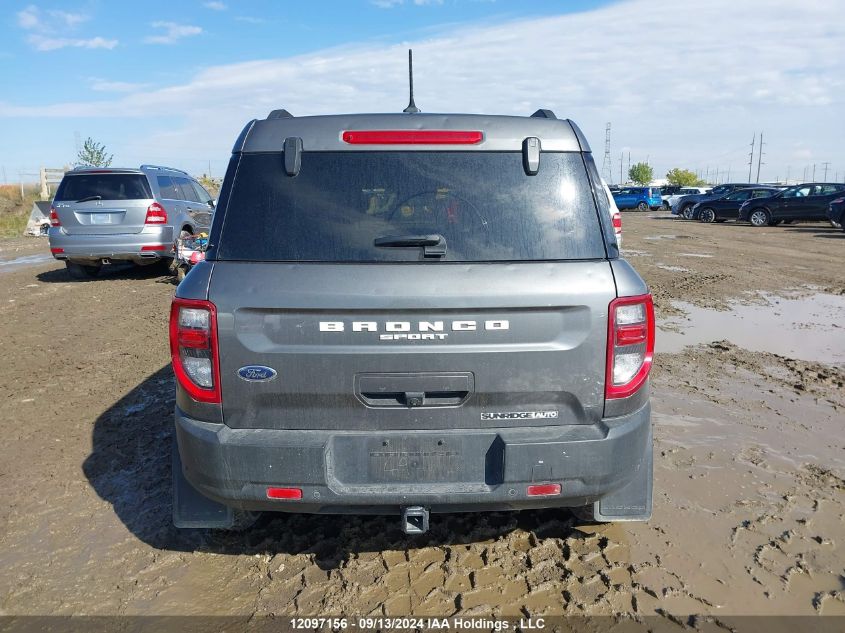 2021 Ford Bronco Sport Big Bend VIN: 3FMCR9B67MRB28987 Lot: 12097156