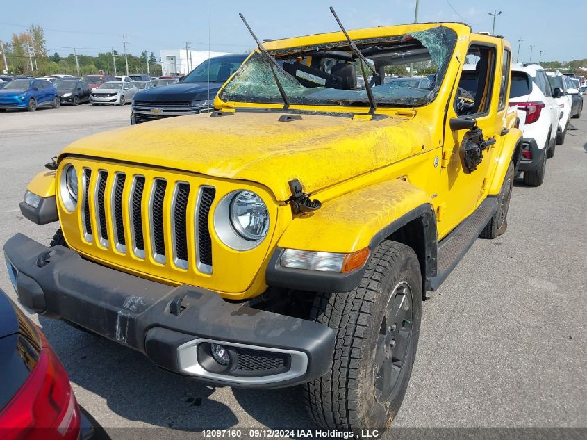 2021 Jeep Wrangler Unlimited Sahara VIN: 1C4HJXEG5MW615645 Lot: 12097160