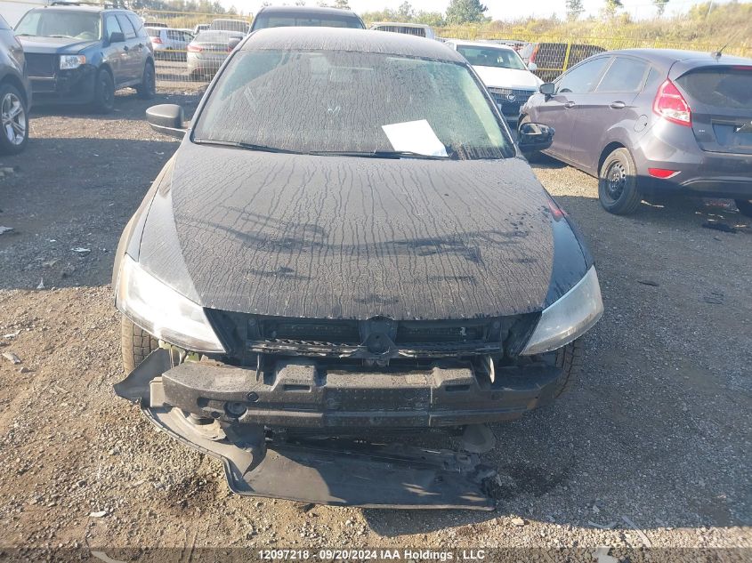 2013 Volkswagen Jetta Sedan VIN: 3VW2K7AJ6DM404133 Lot: 12097218