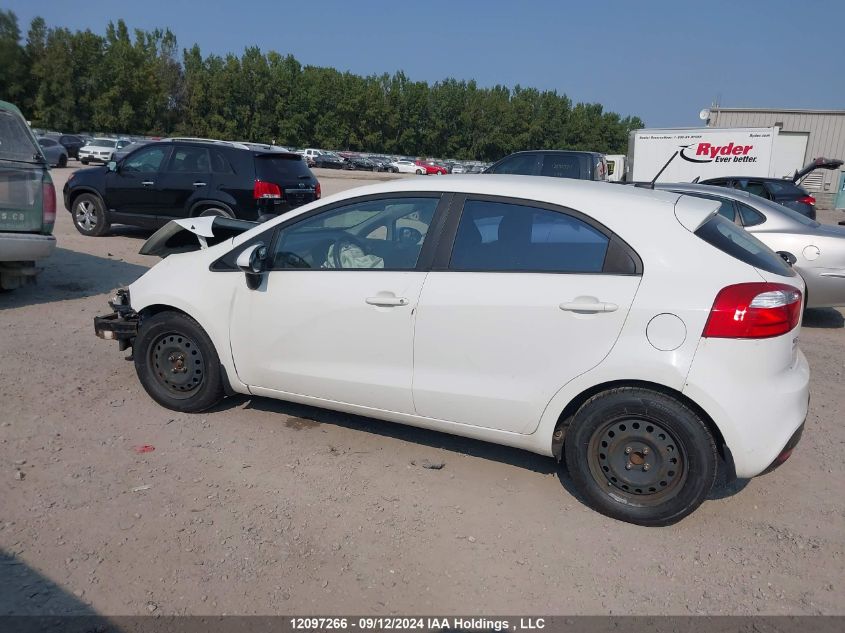 2013 Kia Rio VIN: KNADM5A35D6789001 Lot: 12097266