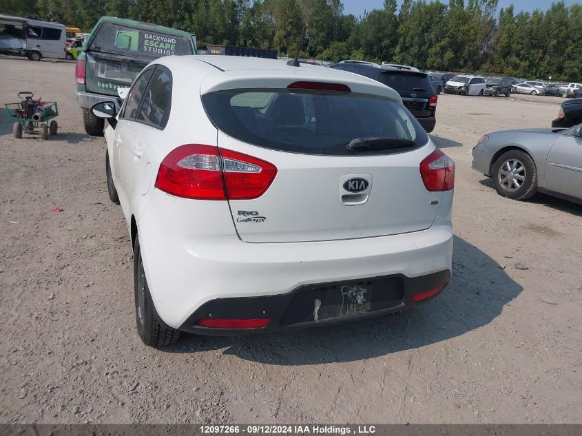 2013 Kia Rio VIN: KNADM5A35D6789001 Lot: 12097266