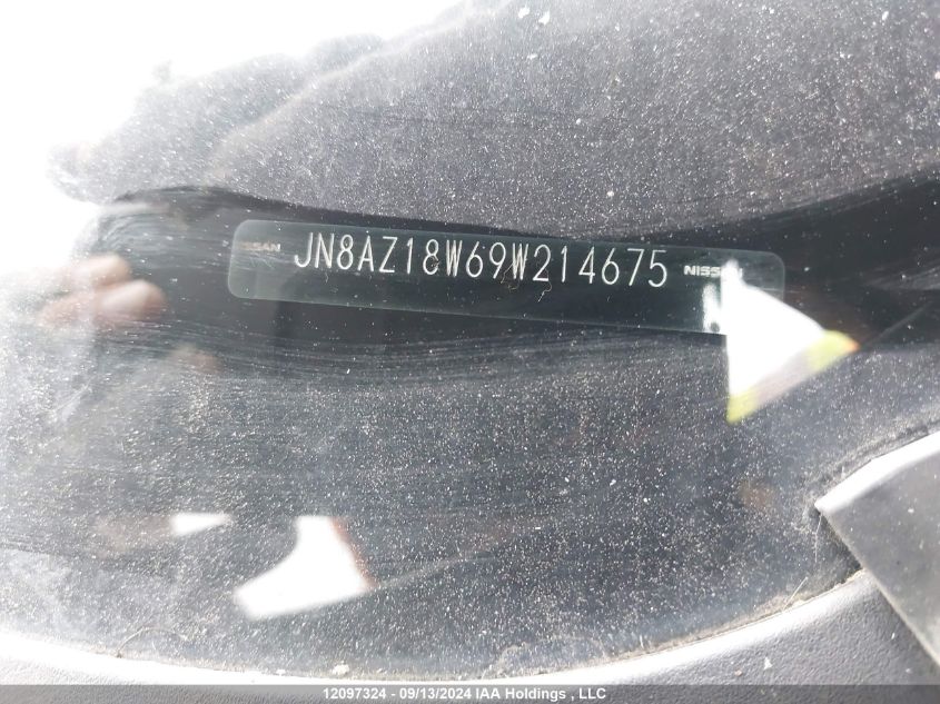 JN8AZ18W69W214675 2009 Nissan Murano S/Sl/Le