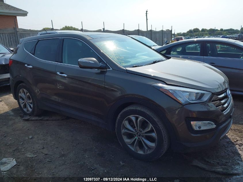 2013 Hyundai Santa Fe VIN: 5XYZUDLA2DG110247 Lot: 12097337