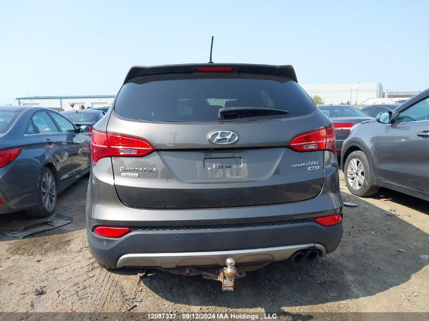 2013 Hyundai Santa Fe VIN: 5XYZUDLA2DG110247 Lot: 12097337