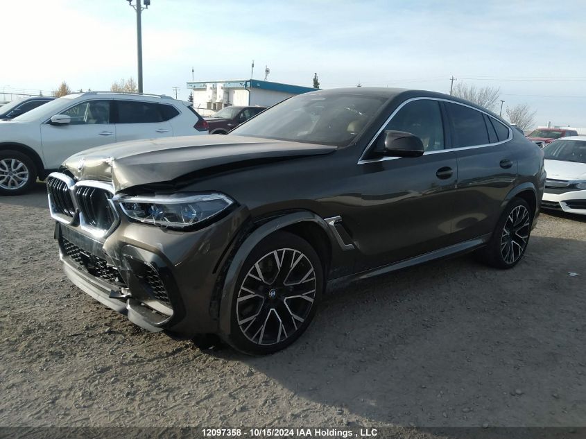 2020 BMW X6 M VIN: 5YMCY0C0XL9D51820 Lot: 12097358