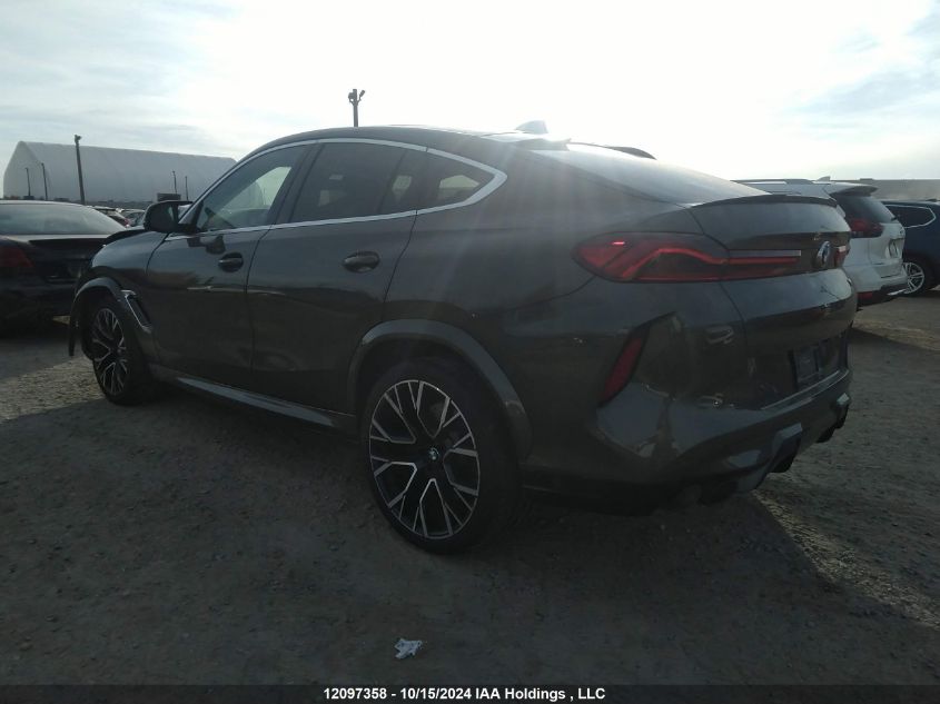 2020 BMW X6 M VIN: 5YMCY0C0XL9D51820 Lot: 12097358