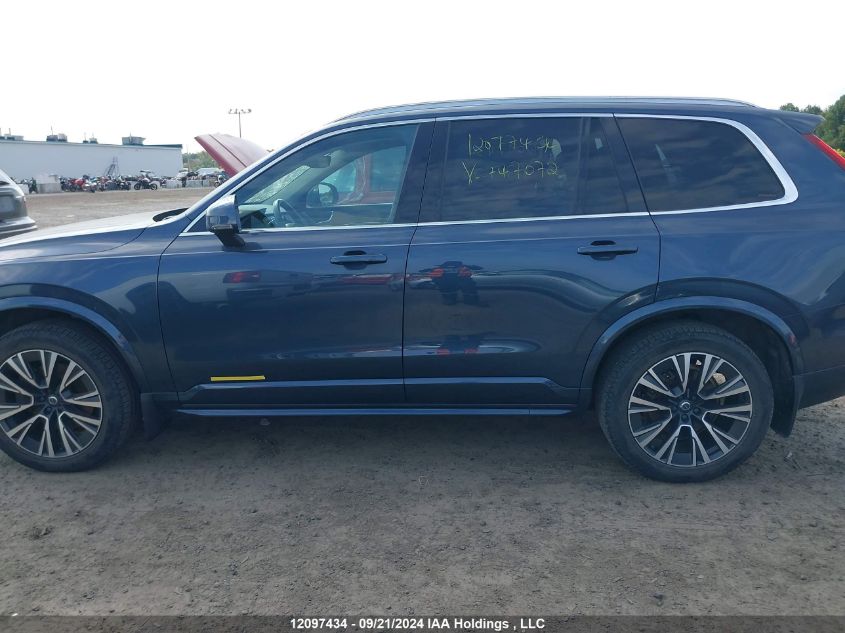 2021 Volvo Xc90 VIN: YV4A22PK1M1747072 Lot: 12097434