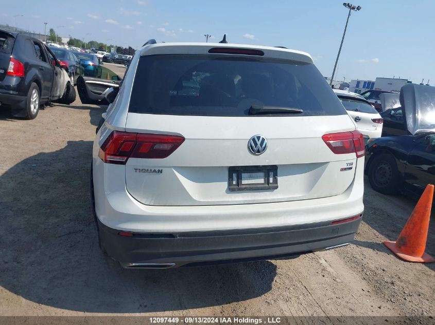 2018 Volkswagen Tiguan VIN: 3VV0B7AX5JM149924 Lot: 12097449