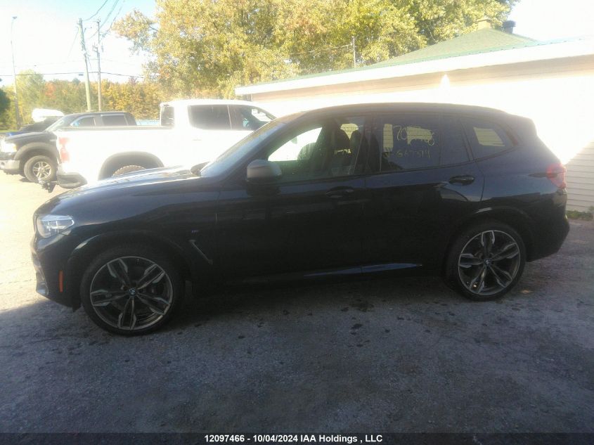 2021 BMW X3 xDrivem40I VIN: 5UXTY9C08M9G67374 Lot: 12097466