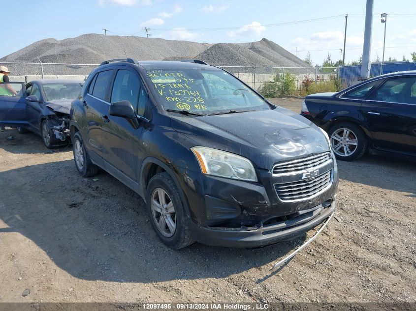 2015 Chevrolet Trax VIN: 3GNCJRSB8FL130964 Lot: 12097495