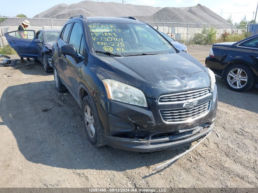 2015 Chevrolet Trax VIN: 3GNCJRSB8FL130964 Lot: 12097495