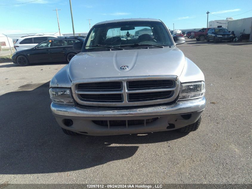 2001 Dodge Dakota Quad VIN: 1B7HL2AX61S334735 Lot: 12097512