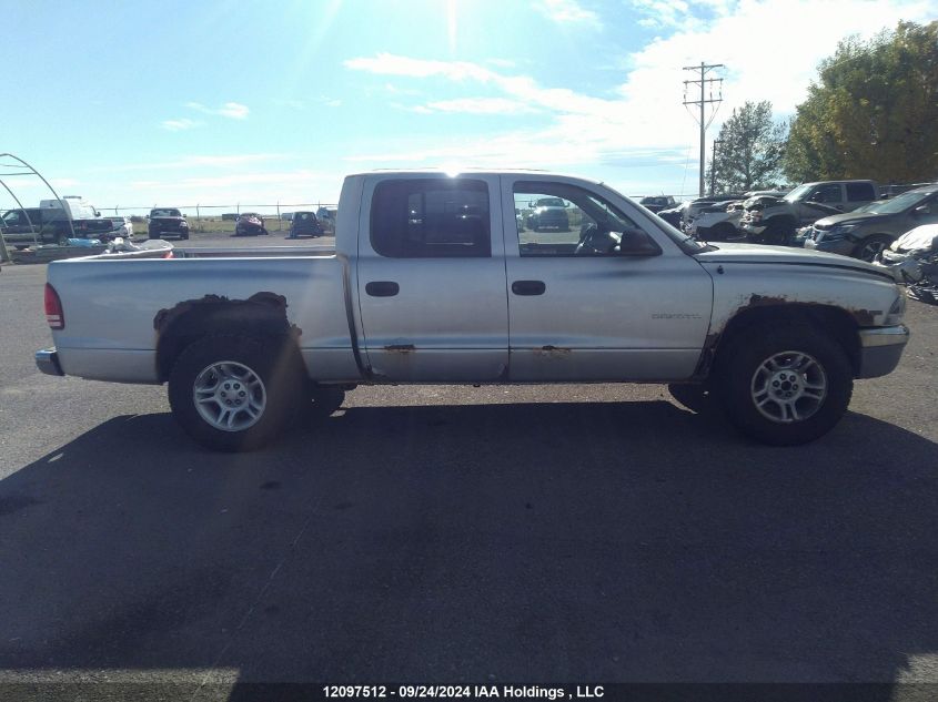 2001 Dodge Dakota Quad VIN: 1B7HL2AX61S334735 Lot: 12097512