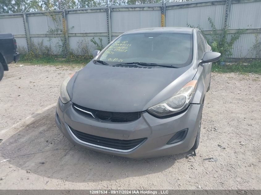 2012 Hyundai Elantra Gl VIN: 5NPDH4AE5CH073058 Lot: 12097534