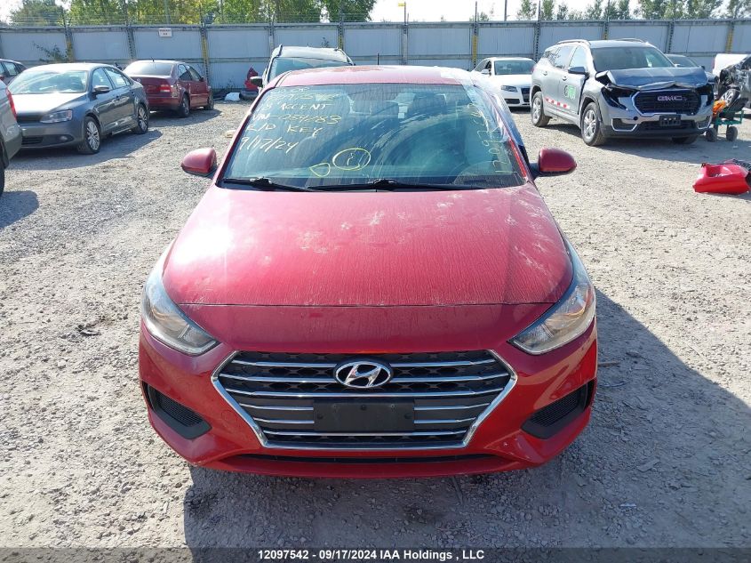 2018 Hyundai Accent Gl VIN: 3KPC24A38JE034283 Lot: 12097542