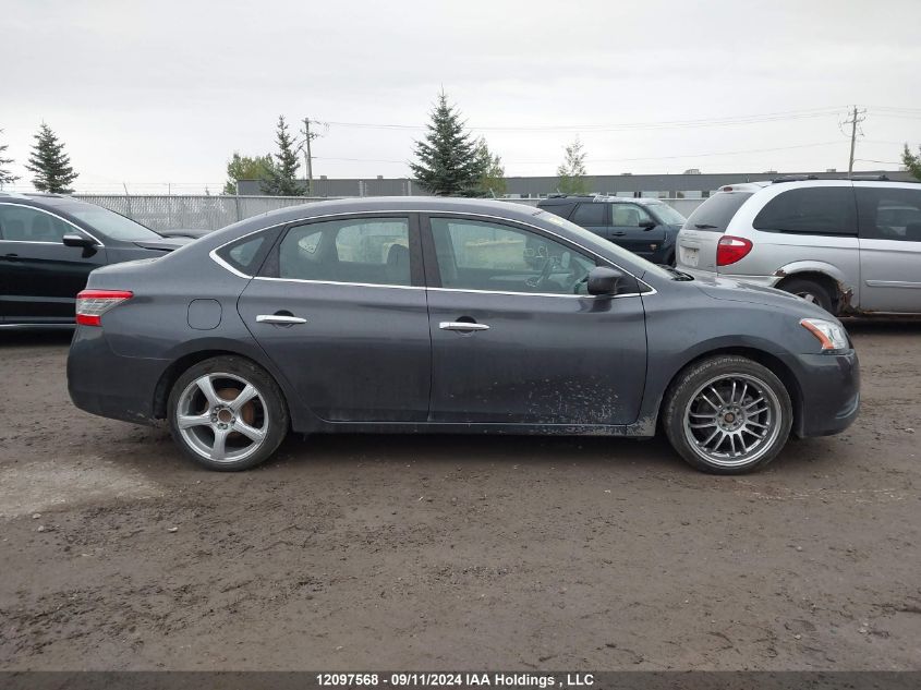 2015 Nissan Sentra VIN: 3N1AB7APXFL653890 Lot: 12097568