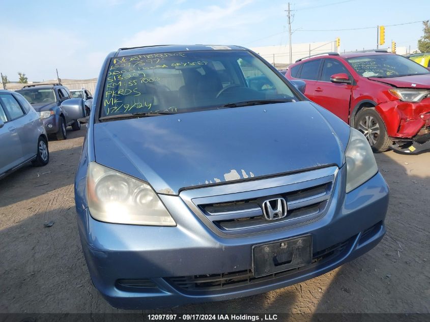 2006 Honda Odyssey VIN: 5FNRL386X6B513209 Lot: 12097597