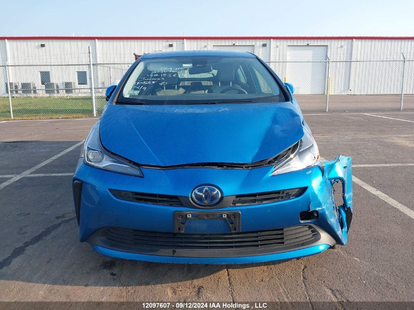 2020 Toyota Prius Le VIN: JTDKARFU6L3103639 Lot: 12097607