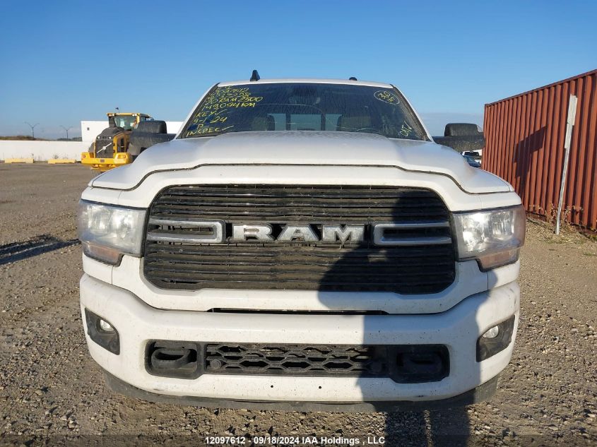 2020 Ram 2500 Big Horn VIN: 3C6UR5DL7LG237228 Lot: 12097612