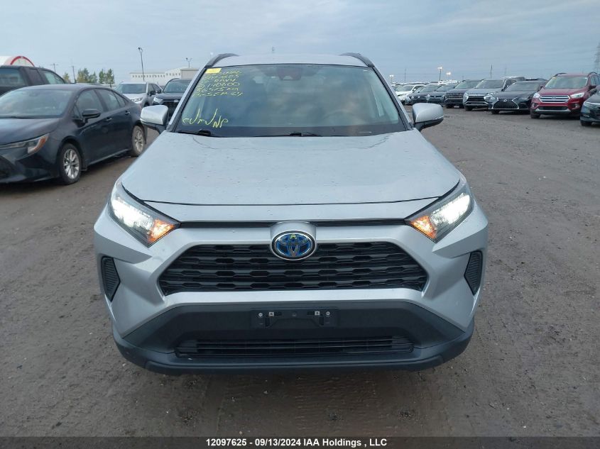 2T3BWRFV7NW140600 2022 Toyota Rav4 Hybrid Le