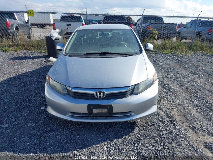 2012 Honda Civic VIN: 2HGFB2F49CH044252 Lot: 12097636