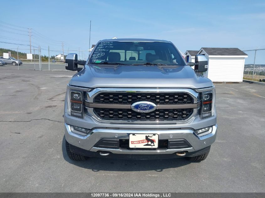 2022 Ford F-150 King Ranch VIN: 1FTFW1E54NFB88917 Lot: 12097736