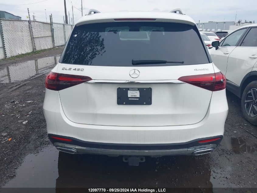 2024 Mercedes-Benz Gle VIN: 4JGFB5KB7RB168053 Lot: 12097770