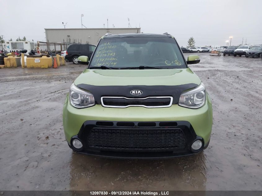 2015 Kia Soul VIN: KNDJX3A55F7772943 Lot: 12097830