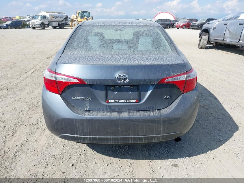 2016 Toyota Corolla L/Le/Le Pls/Prm/S/S Pls VIN: 2T1BURHE7GC537871 Lot: 12097860