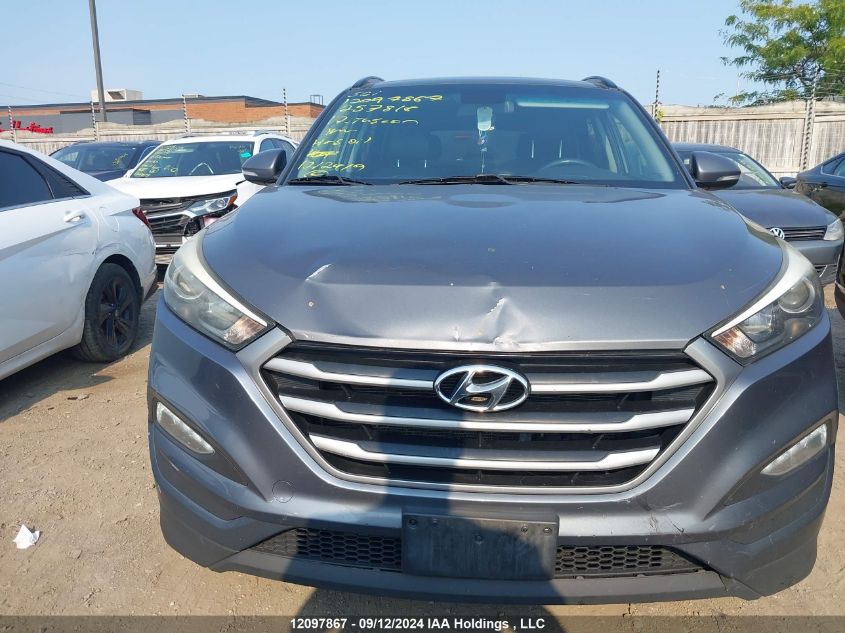 2017 Hyundai Tucson Limited/Sport And Eco/Se VIN: KM8J3CA49HU257818 Lot: 12097867