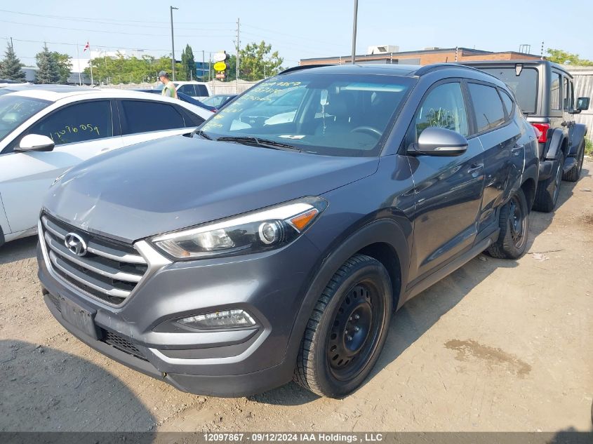 2017 Hyundai Tucson Limited/Sport And Eco/Se VIN: KM8J3CA49HU257818 Lot: 12097867
