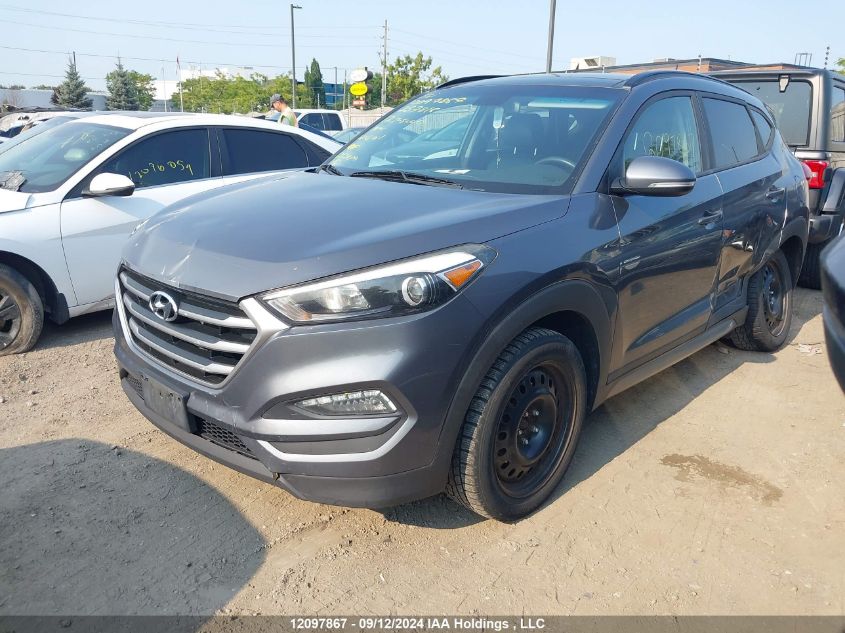 2017 Hyundai Tucson Limited/Sport And Eco/Se VIN: KM8J3CA49HU257818 Lot: 12097867