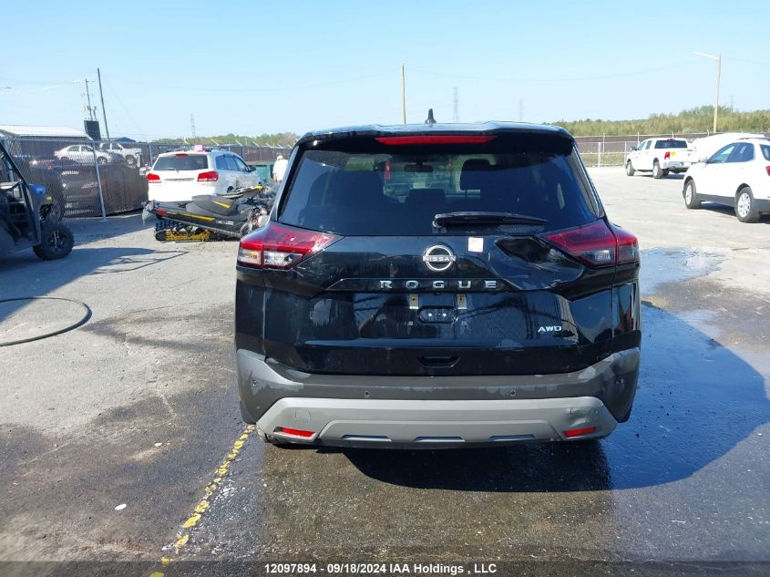 2022 Nissan Rogue VIN: 5N1AT3ABXNC690614 Lot: 12097894