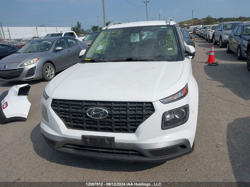 2022 Hyundai Venue Sel/Limited VIN: KMHRC8A39NU160802 Lot: 12097912