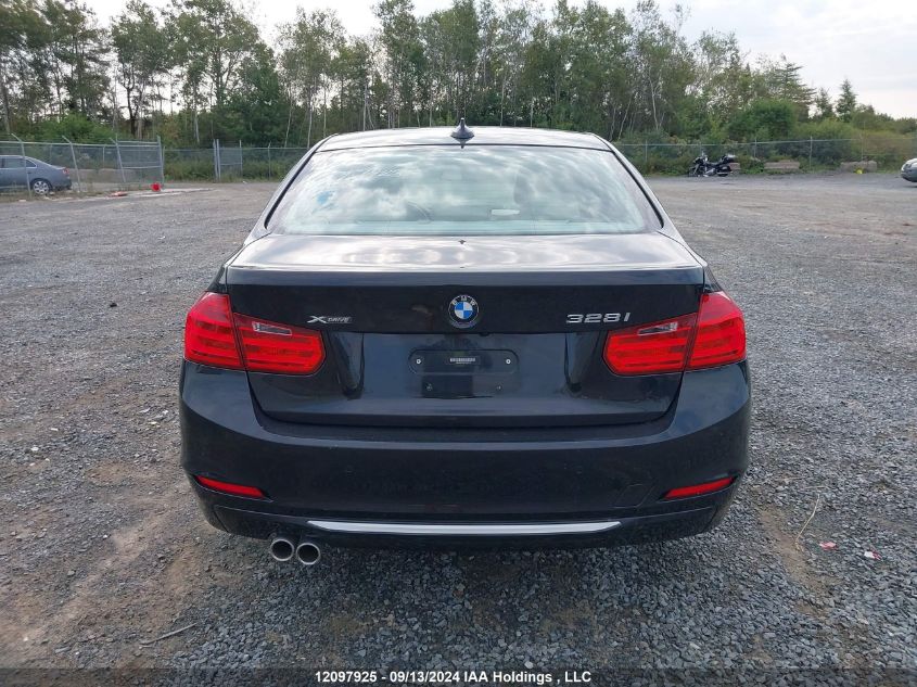 2013 BMW 3 Series VIN: WBA3B3C58DF536419 Lot: 12097925