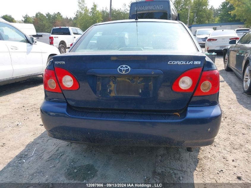 2006 Toyota Corolla Ce VIN: 2T1BR32E66C586744 Lot: 12097986