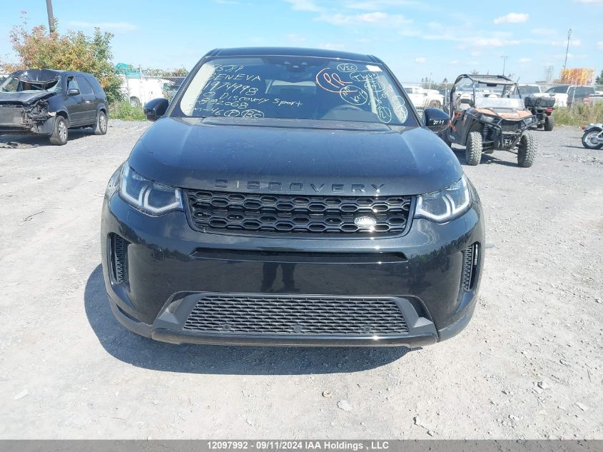 2020 Land Rover Discovery Sport VIN: SALCP2FX4LH882068 Lot: 12097992