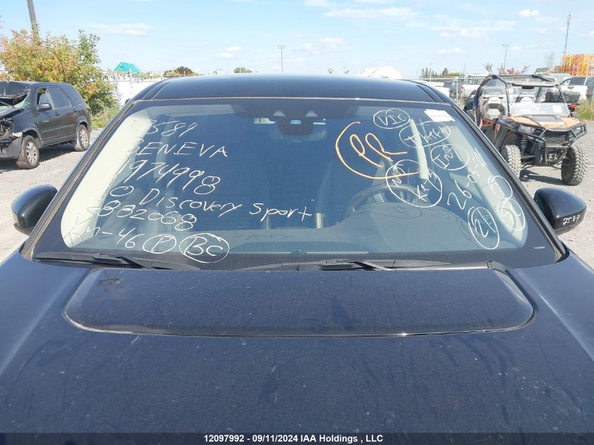2020 Land Rover Discovery Sport VIN: SALCP2FX4LH882068 Lot: 12097992