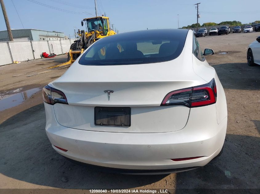 2022 Tesla Model 3 VIN: 5YJ3E1EA3NF158458 Lot: 12098040