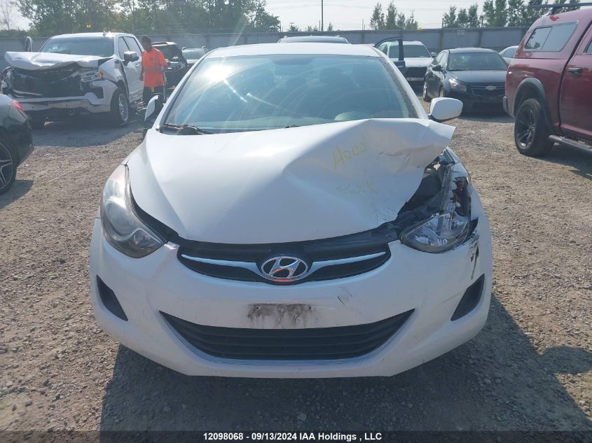 2013 Hyundai Elantra Gl VIN: 5NPDH4AEXDH385166 Lot: 12098068