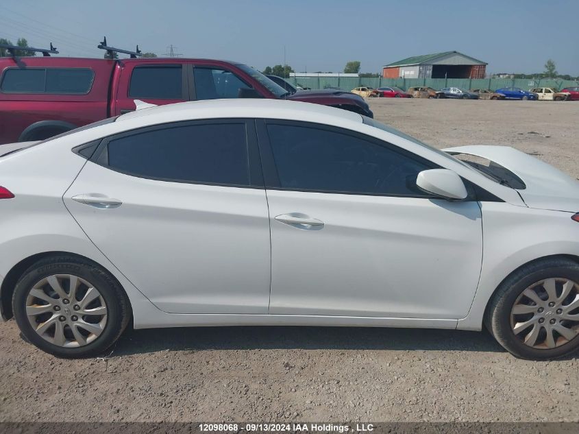 2013 Hyundai Elantra Gl VIN: 5NPDH4AEXDH385166 Lot: 12098068