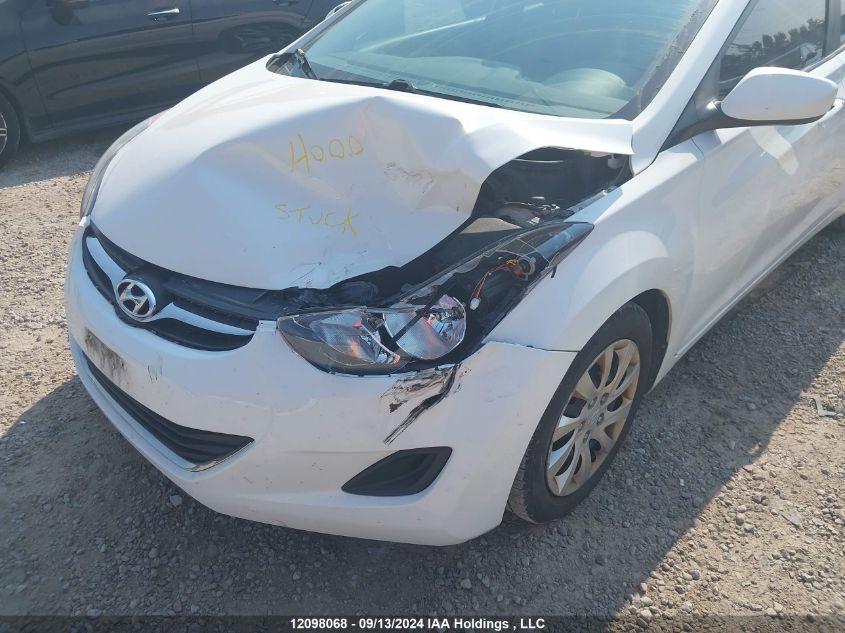 2013 Hyundai Elantra Gl VIN: 5NPDH4AEXDH385166 Lot: 12098068