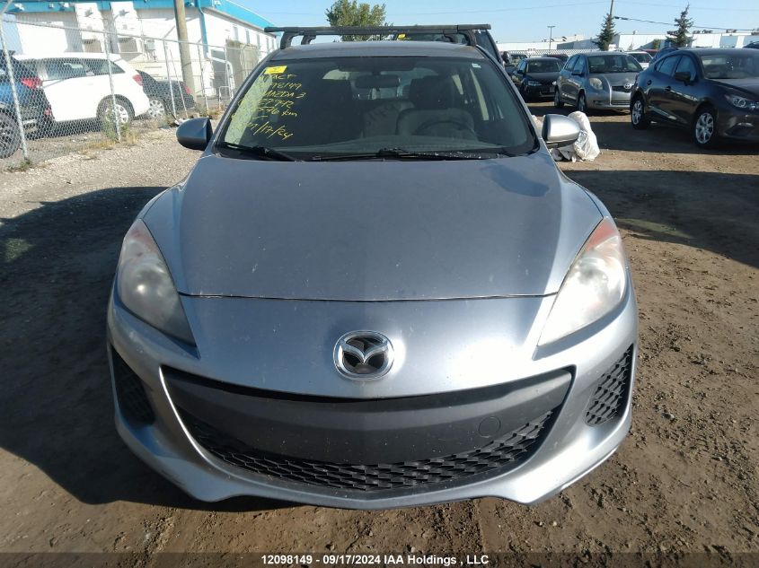 2013 Mazda Mazda3 VIN: JM1BL1KF4D1727942 Lot: 12098149