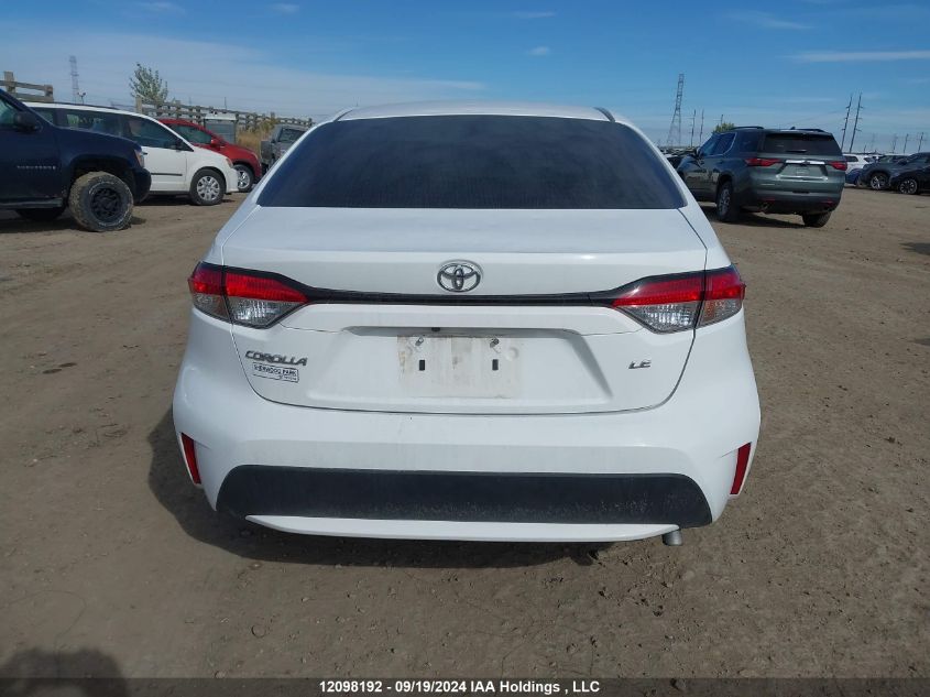 2022 Toyota Corolla Le VIN: 5YFBPMBE4NP340298 Lot: 12098192