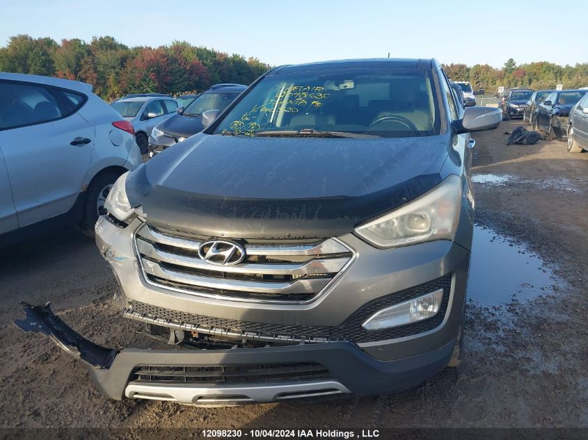 2013 Hyundai Santa Fe VIN: 5XYZUDLA5DG040520 Lot: 12098230