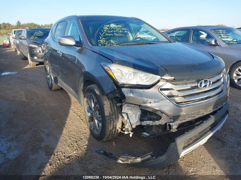 2013 Hyundai Santa Fe VIN: 5XYZUDLA5DG040520 Lot: 12098230